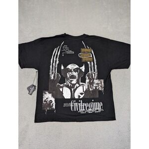 Marvel Wolverine Shirt Mens Large Black‎ Civil Regime In Chaos We Bloom 199X Tee
